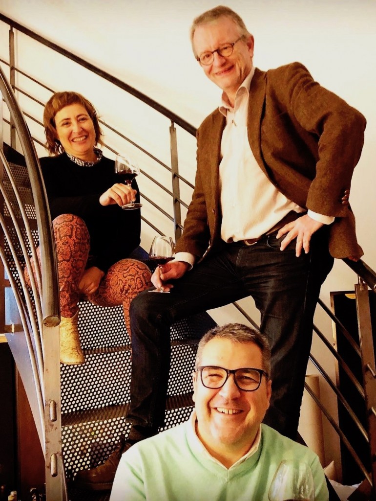 Filipa Pato, William Wouters en ondergetekende / foto S.G.