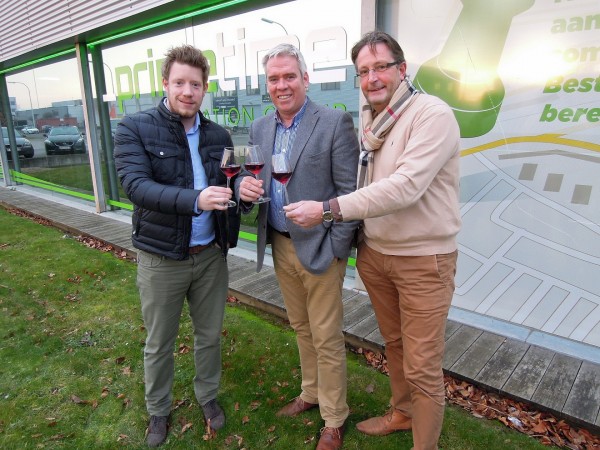 De initiatiefnemers van de nieuwe Winefair in Leuven.