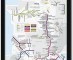 Wijnkaart als een metroplan