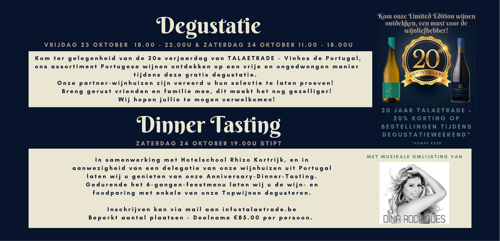 20th Anniversary Tasting