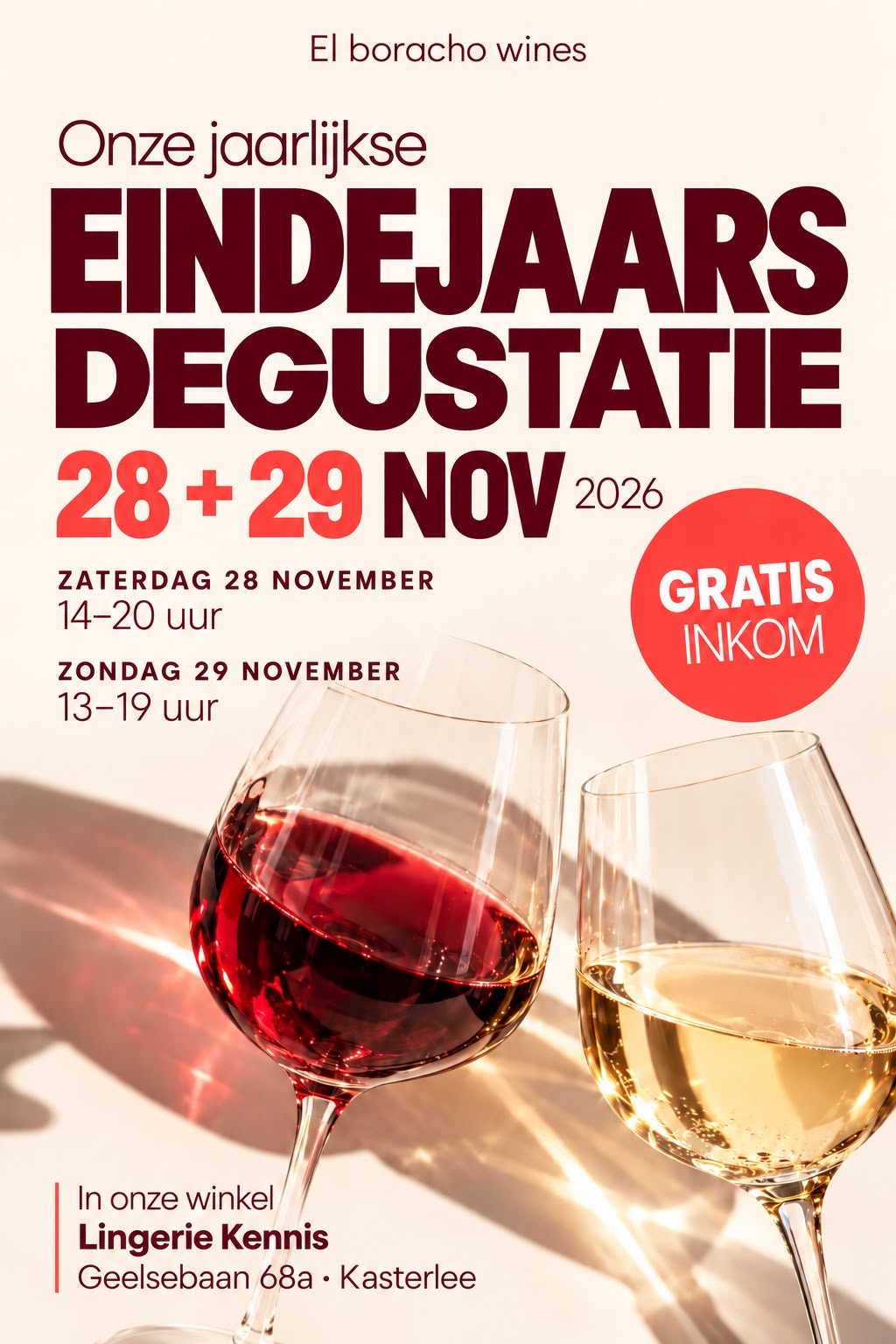 Eindejaarsdegustatie