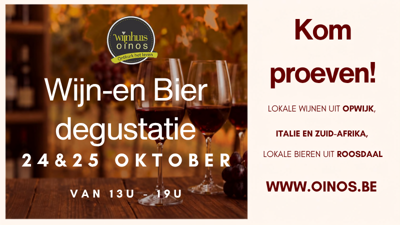 Wijn- en bierdegustatie